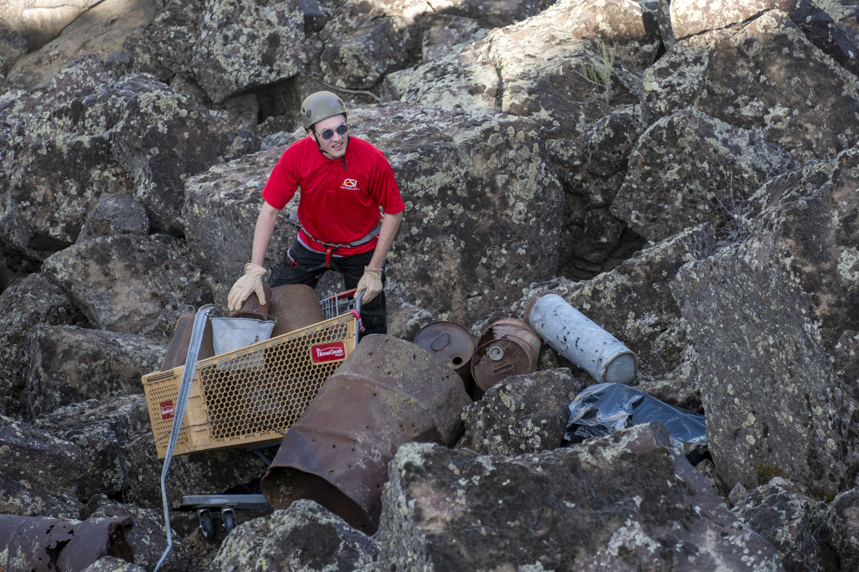 Canyon clean up for Earth Week